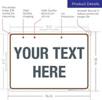 Custom Sign, Personalized Metal Signs, Customize - Image 3