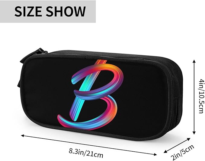Pazacon Cute Initial Pencil Case - Image 2