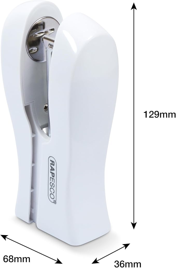 Rapesco 1319 Stand Up Stapler, Space-Saving Desktop Stapler, 20 Sheet Capacity - Image 5