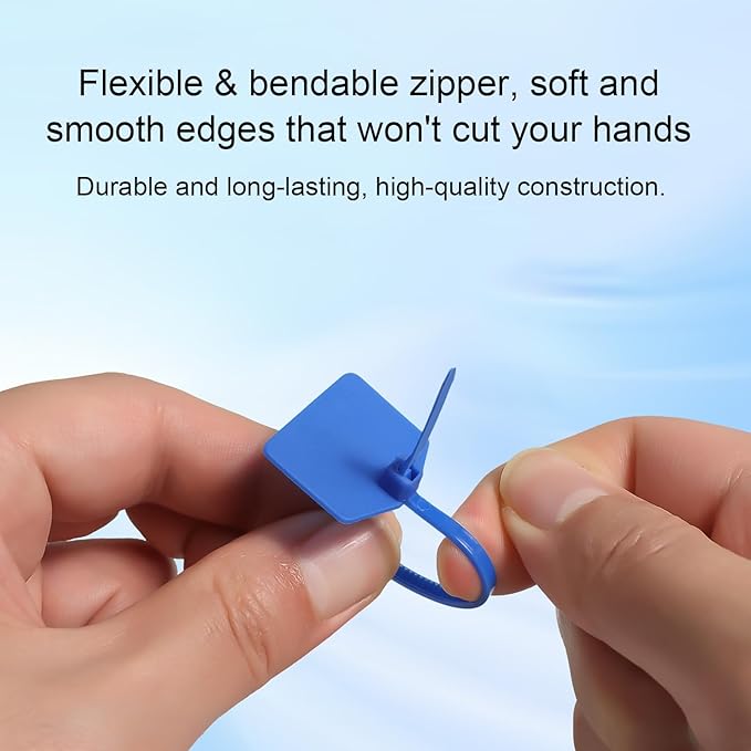 4 in Marker Nylon Cable Ties, Plastic Water Proof Tags, Self-Locking Written-on - Image 5