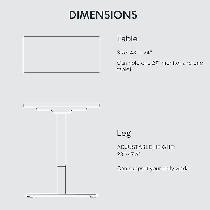 FLEXISPOT EN1 One-Piece Standing Desk - Image 6