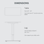 FLEXISPOT EN1 One-Piece Standing Desk - Image 6