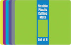 Better Kitchen Products Flexible Plastic Cutting Board Mats, 6 Vivid, by BetterKitchenProducts