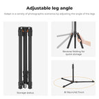 K&F CONCEPT Extendable Photography Stand, Adjustable 6.56ft/78.7"/2M Aluminum - Image 6