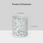 EasyPAG White Pen Holder for Desk, 2 Pack Round Pen Organizer, Brush Holder for - Image 4