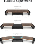 opnice desk organizers and accessories, dual monitor stand on a desk or shelf
