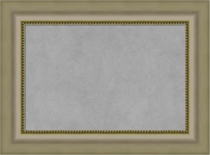 Amanti Art Silver Framed Magnetic Board 17x23 Small Vision Board by AmantiArt
