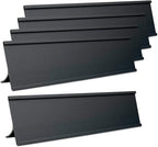 5 Pack 2" x 10" Aluminum Desk Name Plate Holders, Office Business Desk Sign by Unknown