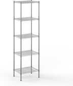 Regal Altair 18" Deep x 24" Wide x 86" Height Wire Shelving Kit | 5-Tier | NSF