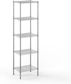 Regal Altair 18" Deep x 24" Wide x 86" Height Wire Shelving Kit | 5-Tier | NSF by Regal+Altair