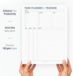 Task Planner & Tracker 8.5 x 11 Tear-Off 70 Sheet Planner Pad – Project - Image 2