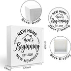 Housewarming Gifts New Home, 2026 House Warming Gifts Wood Box Sign, - Image 2