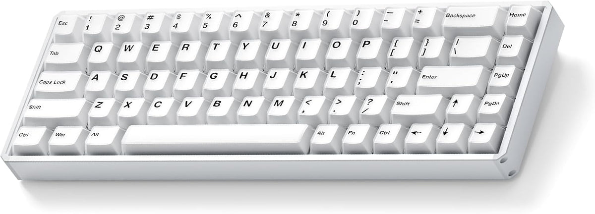 Akko MOD68 8k Rapid Trigger Aluminum Gaming Keyboard Misty White Wired HE Key...