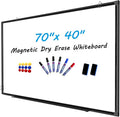 H-Qprobd 70"x40" White Board for Wall Large Magnetic Dry Erase Board by H-Qprobd