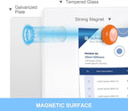 Large Glass Whiteboard, 96 x 48 Inches Magnetic Glass Dry Erase Board - Image 4