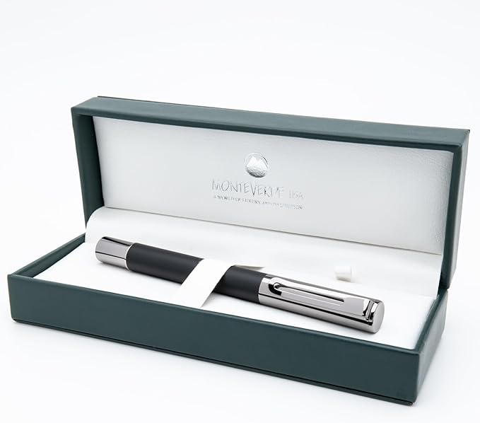 Monteverde USA Ritma Fountain Pen in Black – Medium Nib Balanced JoWo Stainless - Image 9