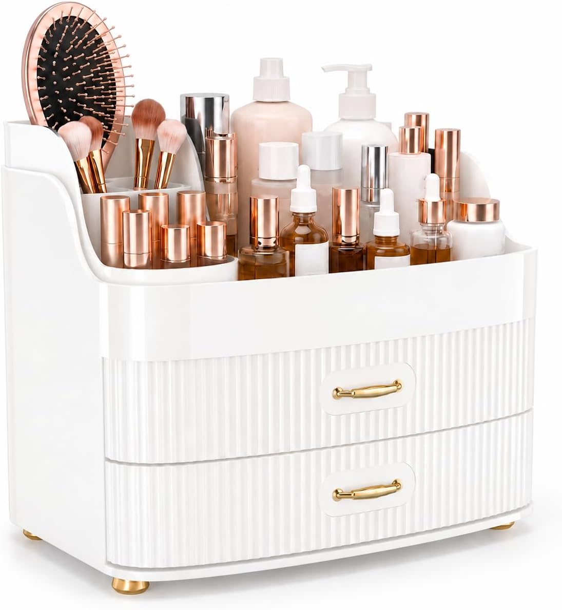 Makeup Organizer for Countertop Vanity Skincare Storage for Perfume Lipstick ...