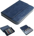MIVLXLX PU Leather 12 Fountain Pen/Pencil Tray Case Organizer, Fashion Design by MIVLXLX