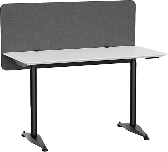 MORDEER 47.2" Privacy Desk Divider Panel, Acoustic Divider Panels by MORDEER