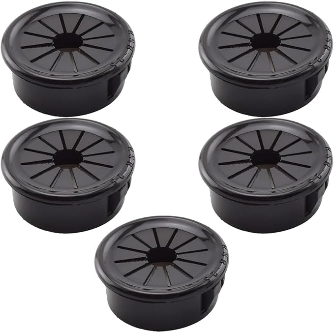 1-Inch Cable Grommets Petal-Shaped Buckle Type Wire Hole Cover by AifeierET