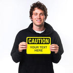 Custom Caution Sign, OSHA Sign, 10x7 Inches, Rust Free .040 Aluminum, Fade - Image 2
