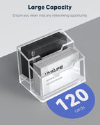 Uniclife Acrylic Business Card Holder - Image 4