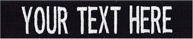 Custom Uniform Name Tapes Solid Colors. Made in The U.S.A. Ships Under 24 by NORTHERNSAFARI