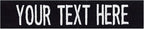 Custom Uniform Name Tapes Solid Colors. Made in The U.S.A. Ships Under 24 by NORTHERNSAFARI