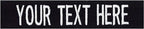 Custom Uniform Name Tapes Solid Colors. Made in The U.S.A. Ships Under 24 by NORTHERNSAFARI