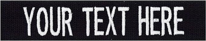 Custom Uniform Name Tapes Solid Colors. Made in The U.S.A. Ships Under 24 by NORTHERNSAFARI