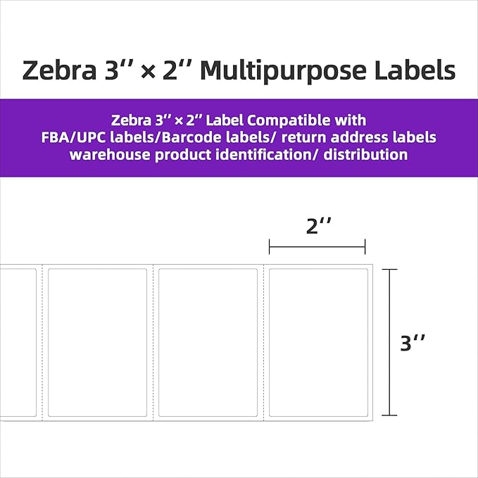 AveneMark 12 Rolls 3” X 2” Direct Thermal Labels - Image 3
