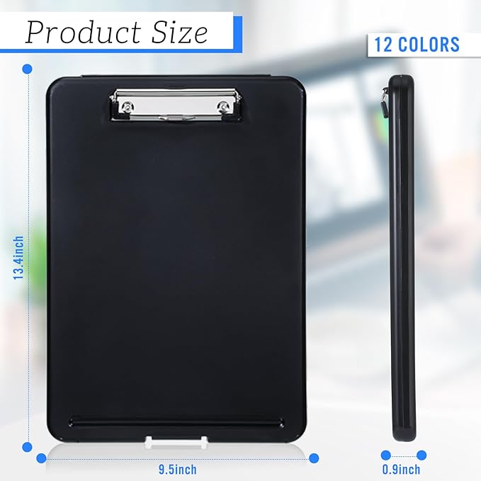 Ireer 12 Pcs Plastic Clipboard - Image 2