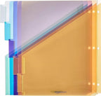 Amazon Basics Tab Dividers for 3 Ring Binder, Two Pocket, Letter Size - Image 2