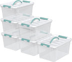 Loiycg 6 Pack Plastic Latching Box - Image 7