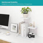 ELITEROO Desk Shelf, Wood Small Bookshelf Desktop Shelves and Organizer - Image 6