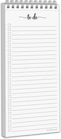321Done Skinny to Do List Notepad, 3.7x8.5 Spiral by 321Done