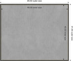 Amanti Art Black Framed Magnetic Board 41x49 Oversize Vision Board - Image 4