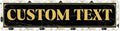 Custom Sign, Custom Street Sign, 11 Font Colors, 13 Font Styles, 4 Hole Options by MySignCenter