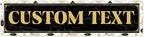 Custom Sign, Custom Street Sign, 11 Font Colors, 13 Font Styles, 4 Hole Options by MySignCenter