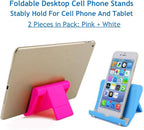 JUSDIQIR Cell Phone Stand for Desk Foldable Cell Phone Holder Desk Tablet - Image 2