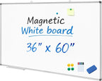 XIWODE Large 36x60 Inch Magnetic Dry Erase Whiteboard