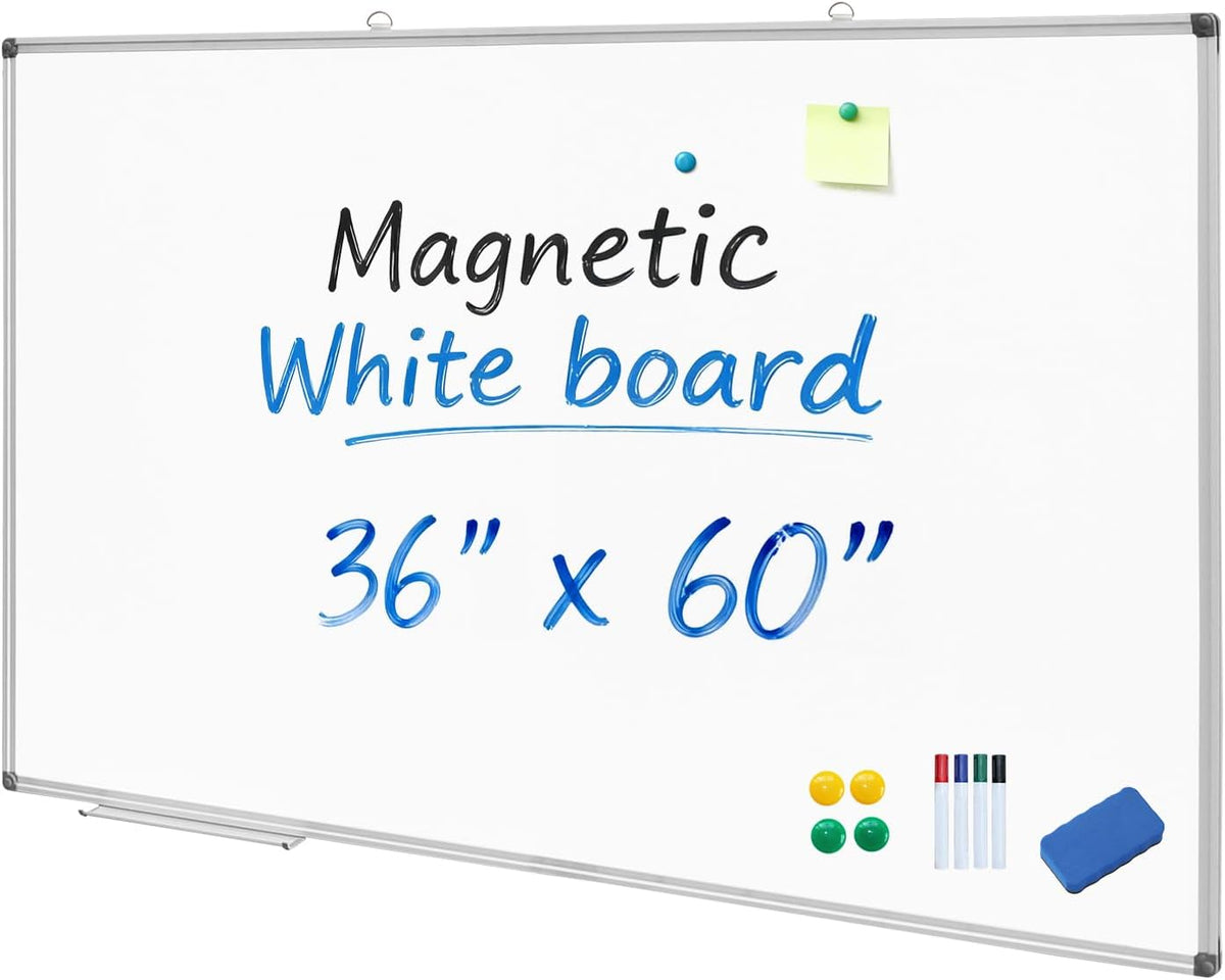 XIWODE Large 36x60 Inch Magnetic Dry Erase Whiteboard