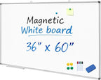 XIWODE Large 36x60 Inch Magnetic Dry Erase Whiteboard by XIWODE
