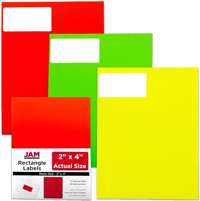 JAM PAPER Shipping Address Labels by JAMPaper