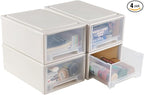 Buyitt 12 Quart Desktop Drawer Storage Unit, Plastic Stackable Storage Drawer by Buyitt