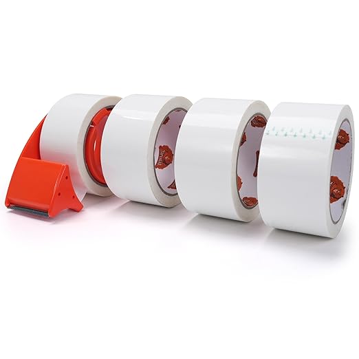TAPEBEAR White Packing Tape by TAPEBEAR