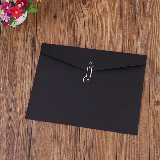 10pcs A4 Kraft Paper Envelopes Portfolio Foolscap File Folders Document Folder - Image 4