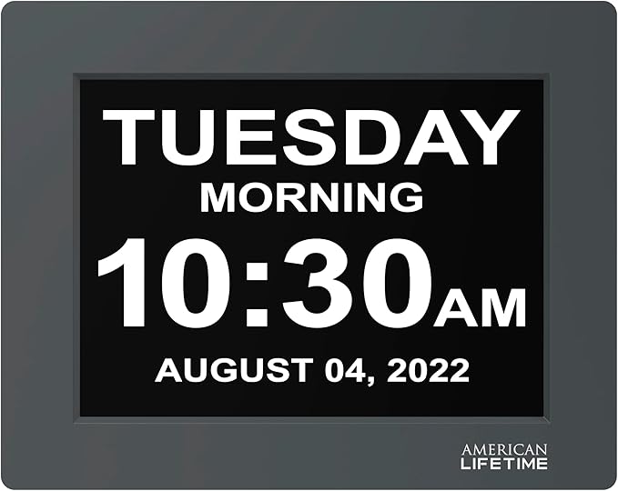 American Lifetime 【New 2024】 Dementia Clock Large Digital Clock - Image 9