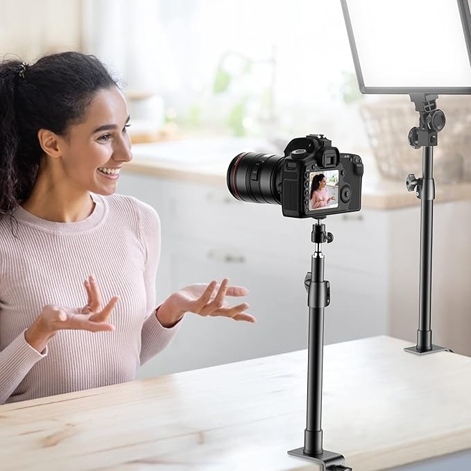Dazzne 2-Pack Camera Desk Mount Stand - Image 7