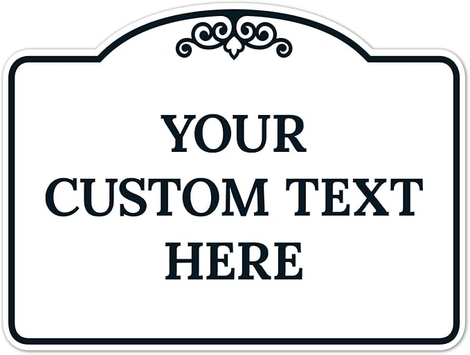 Custom Decorative Sign, Personalized Metal Sign by SigoSigns